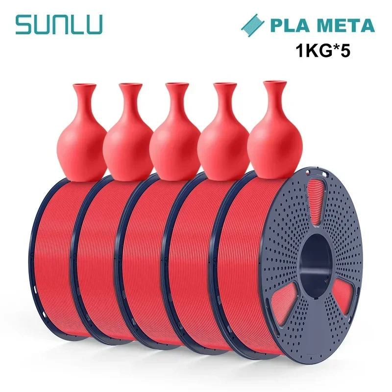 Top! 5KG PLA Meta/High Speed PLA Filamnet 1.75mm 1KG Neatly Wound Filament Spool 3D Printer Filament for 3D Printer