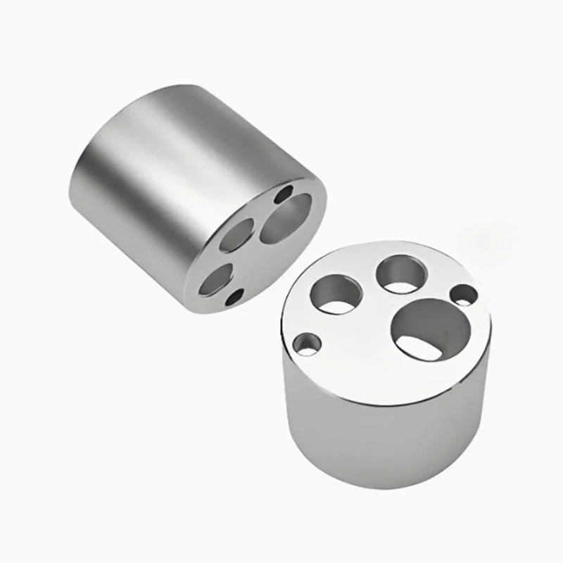 Kundenspezifische Präzisions-CNC-Bearbeitung, Drehen, Fräsen, exzentrische Radkupplung aus Aluminium