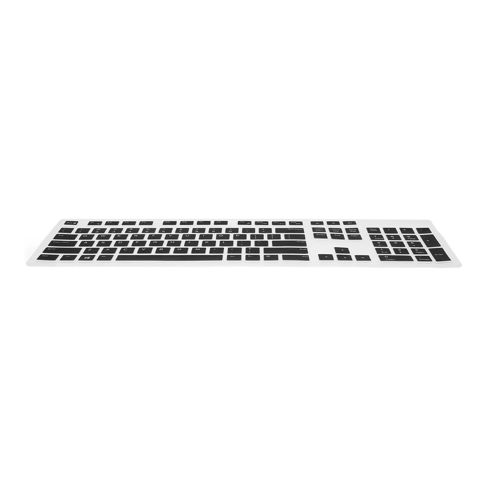 

Keyboard Protector Compatible for Dell Kb216 Wired Keyboard Ultra Thin Waterproof Dustproof 1:1 Design Us Layout Black