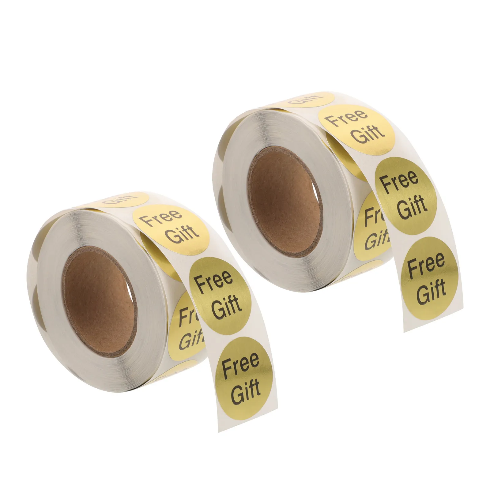 

1000Pcs Free Gift Stickers Self-Adhesive Round Customer Appreciation Labels for Small Business Retail Packaging Present Sealing