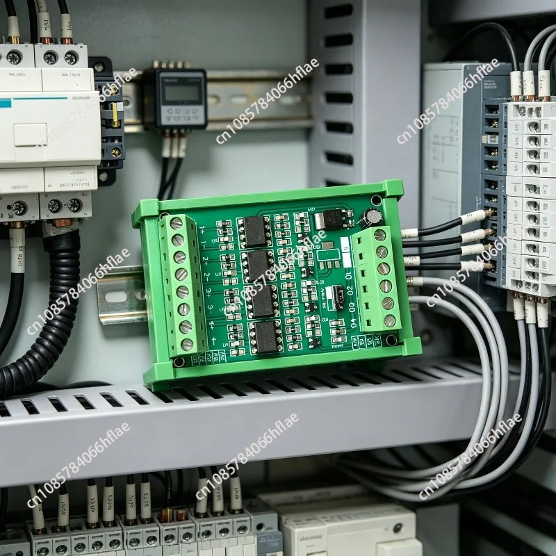 4 Channel High Speed Optocoupler Isolation Module ABZ Encoder Counter NPN PNP PLC Signal Level Conversion Amplifier