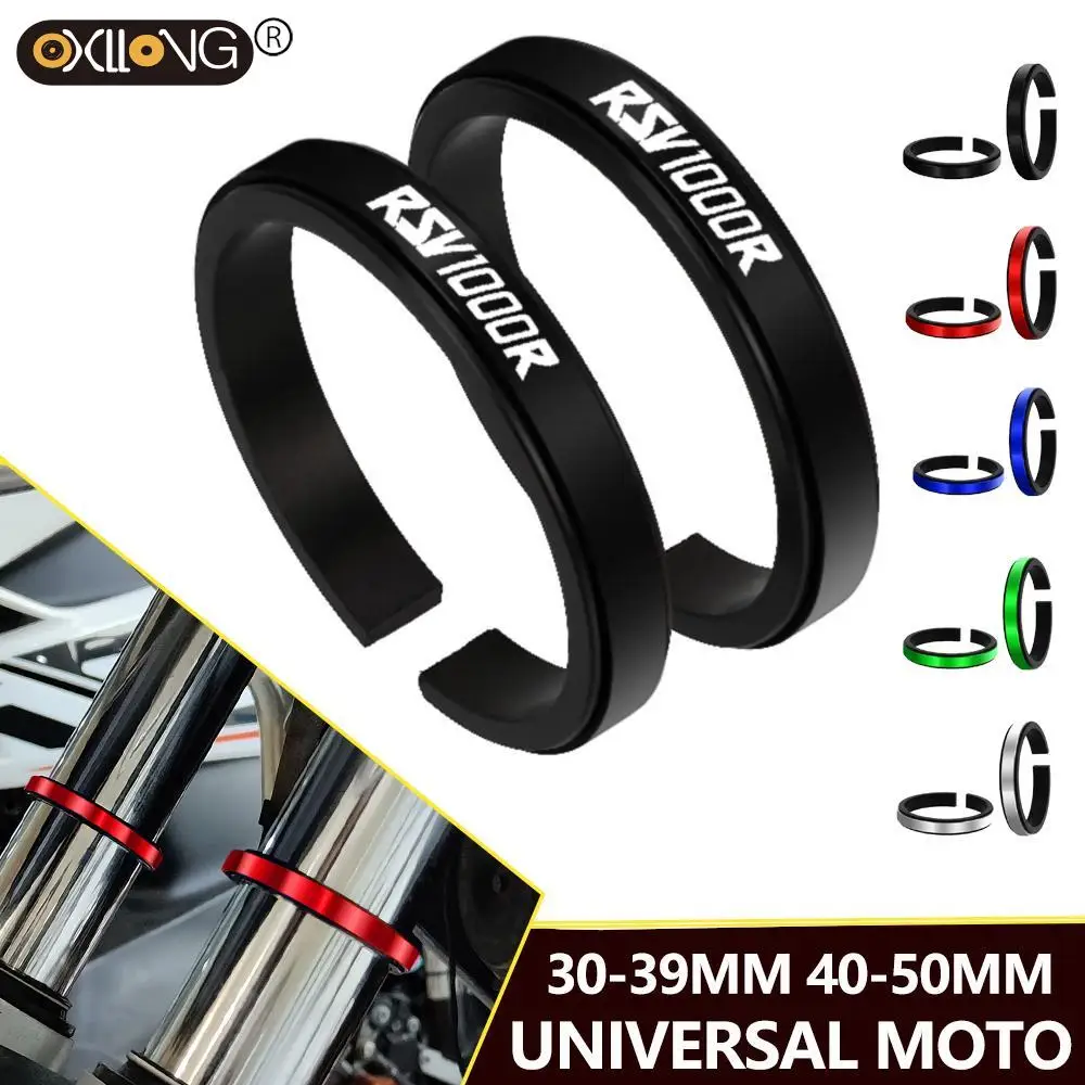 

FOR APRILIA RSV1000R RS250 RS125 DORSODURO Motorcycle Front Suspensions Shock Absorber Auxiliary Adjustment Ring 30-39MM 40-50MM