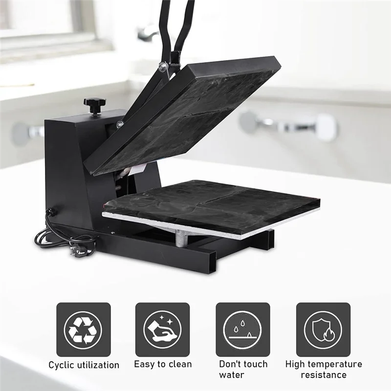 

A26F-Heat-Press Covers For Top And Bottom Platen Wrap Heat-Resistant Reusable- Sheets Material