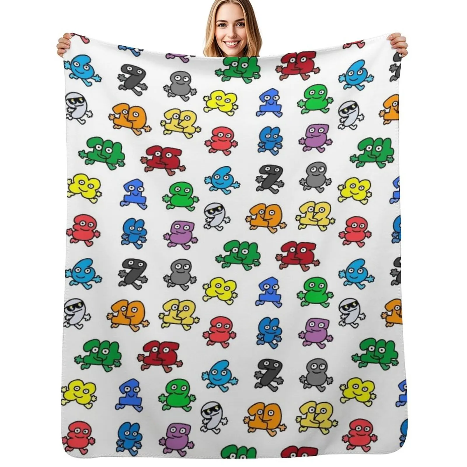 

All Algebralien Pack BFDI Throw Blanket Warm Comfortable Blanket for Office Napping