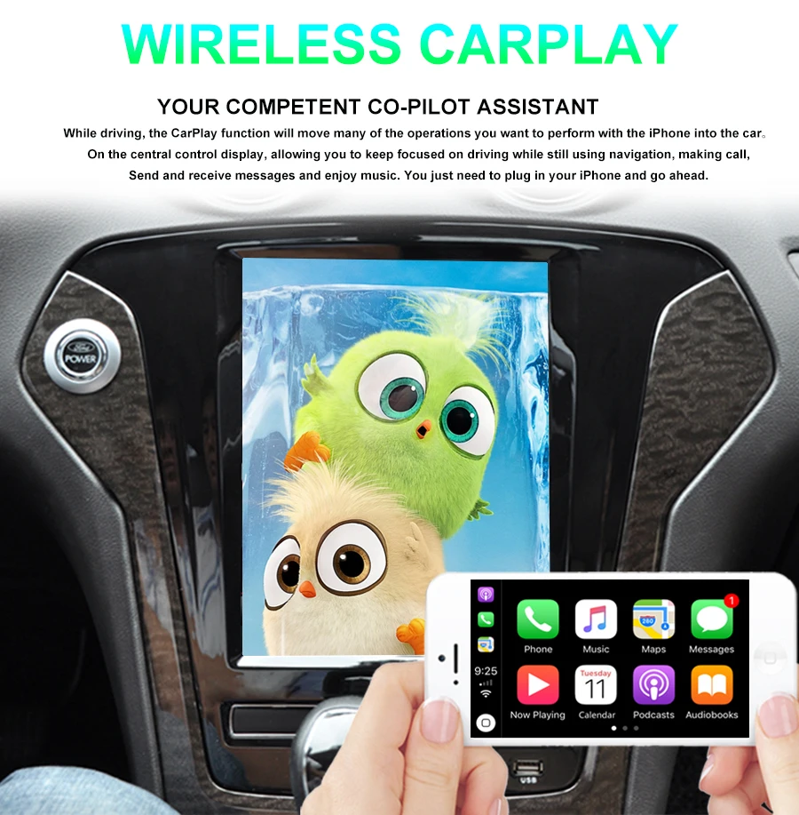 NaviRider Android 14 Tesla Bildschirm Radio Für Ford Mondeo 2007 - 2013 Navigation GPS Multimedia Kopf Auto Video Player einheit 128 GB