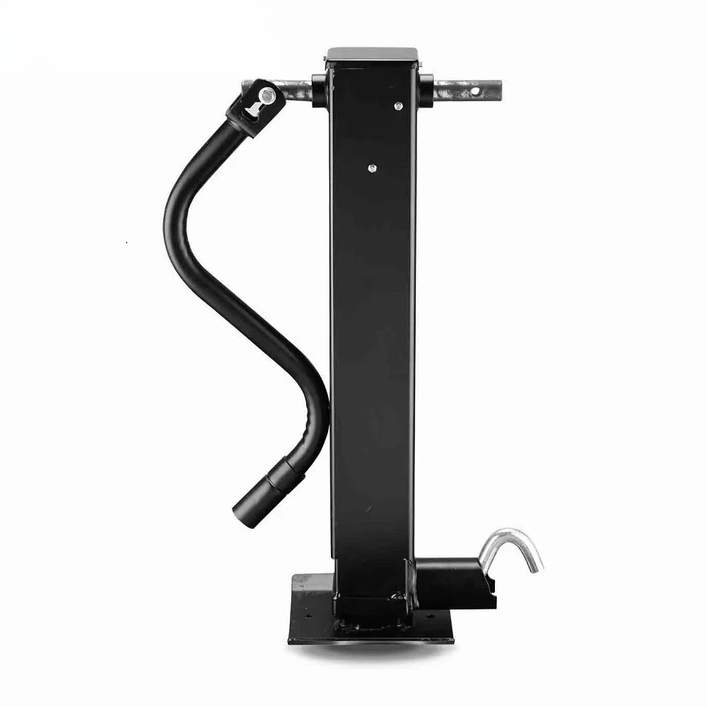 Square tube heavy duty trailer jack 12,000 pounds 5.4 tons RV truck hand crank bracket accessories