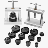 Desktop Professional Watch Press Set Watch Back Case Closing Tool & Fitting Removal Watch Repair Parts Kit for Watchmaker Tools