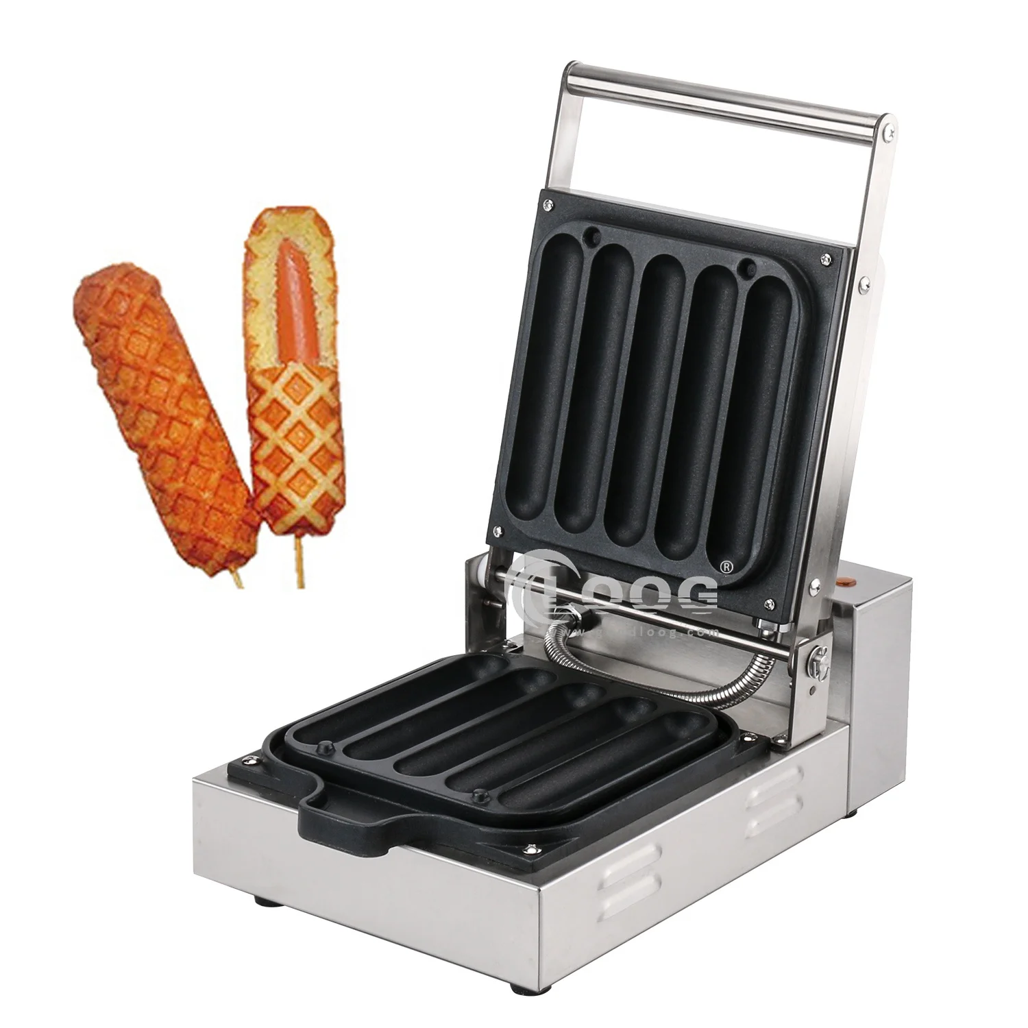 

Commercial Catering Equipment Wholesale HotDog Waffle Stick Maker Electric Waffle Dog Maker Price