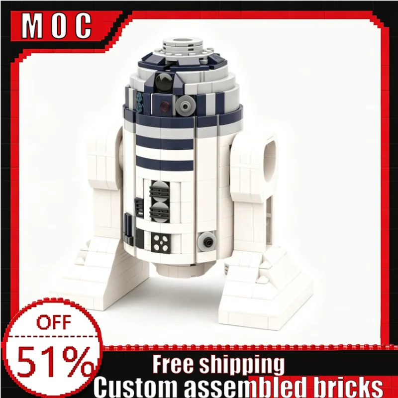 899 Parts MOC Smart Space Robot Block Model Building Blocks DIY Assembly Educational Toy Boy Creative Collection Birthday Gifts