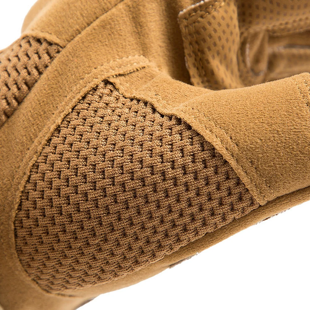 

1Pair Outdoor Mountaineering Half Finger Cycling Gloves Wear Resistant Non Slip Fitness Gloves for Men Women Khaki