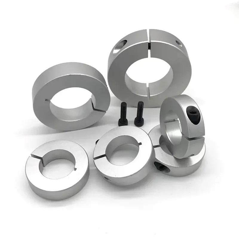 Optical Axis Fixed Ring Open type fixed ring light bearing Limit Locking sleeve aluminum automatic ring positioning Shaft slit