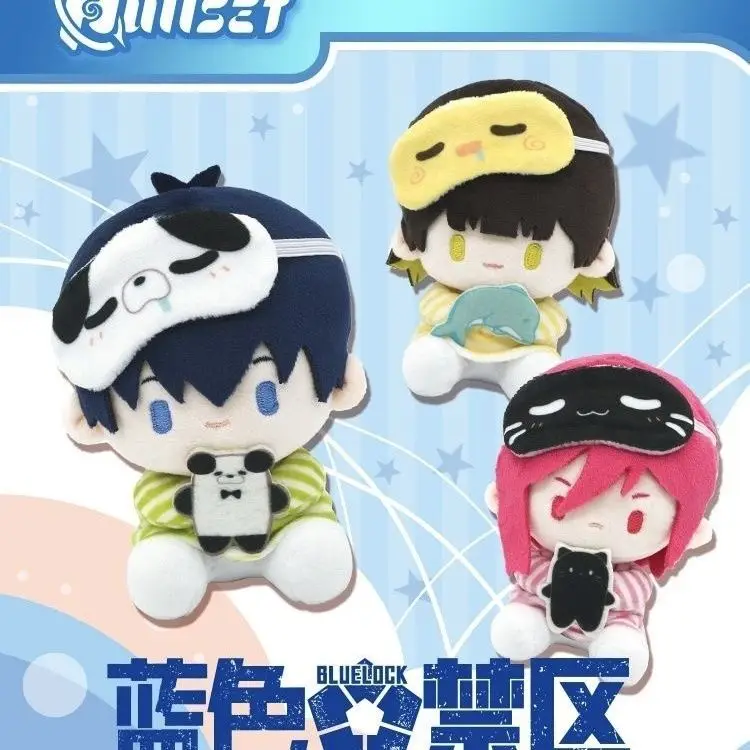 

Official Blue Lock Isagi Yoichi Mikage Reo Bachira Meguru Plush Doll Anime Peripheral 12cm Soft Stuffed Trendy Toy Gift for Kids