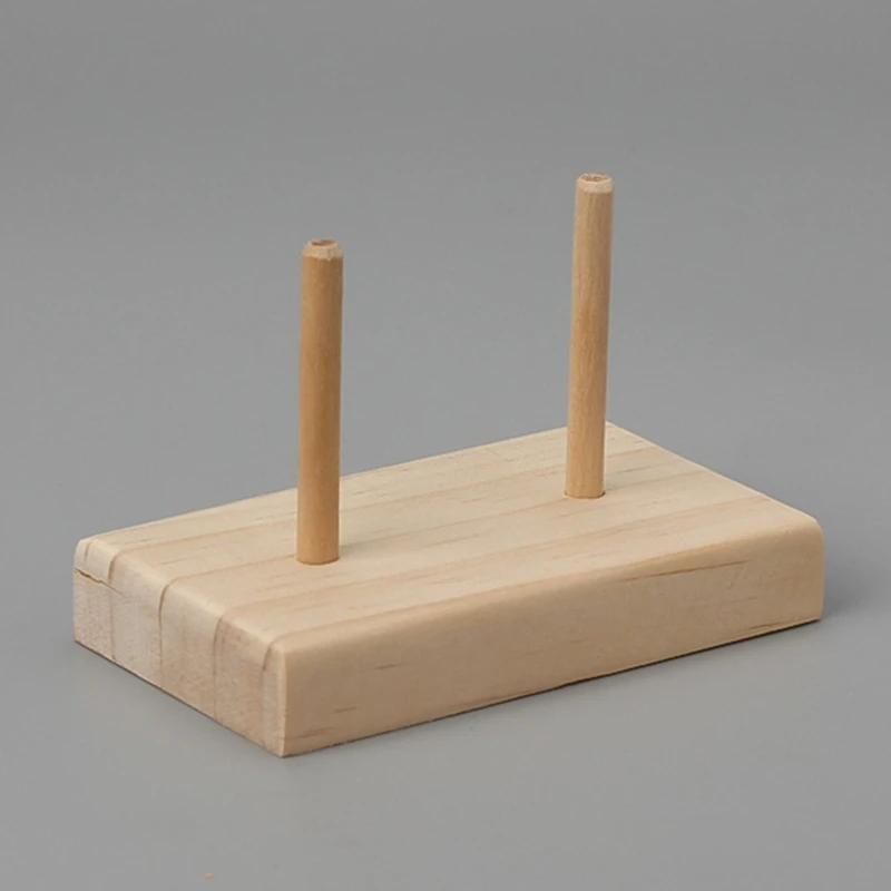 Small Thread Rack Thread Holder 2 Spool Thread Storage Rack Thread Spool Stand Sewing Cone Storage Organiser Sewing A0KE