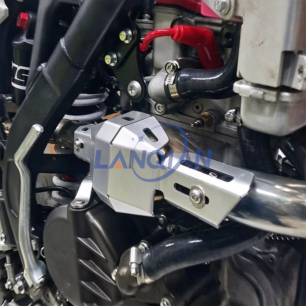 CNC Aluminum PowerBomb Exhaust Heat Guard Motocross CRF 300 L For HONDA CRF300L 2020-2025 2026 Exhaust Pipe Protective Cover