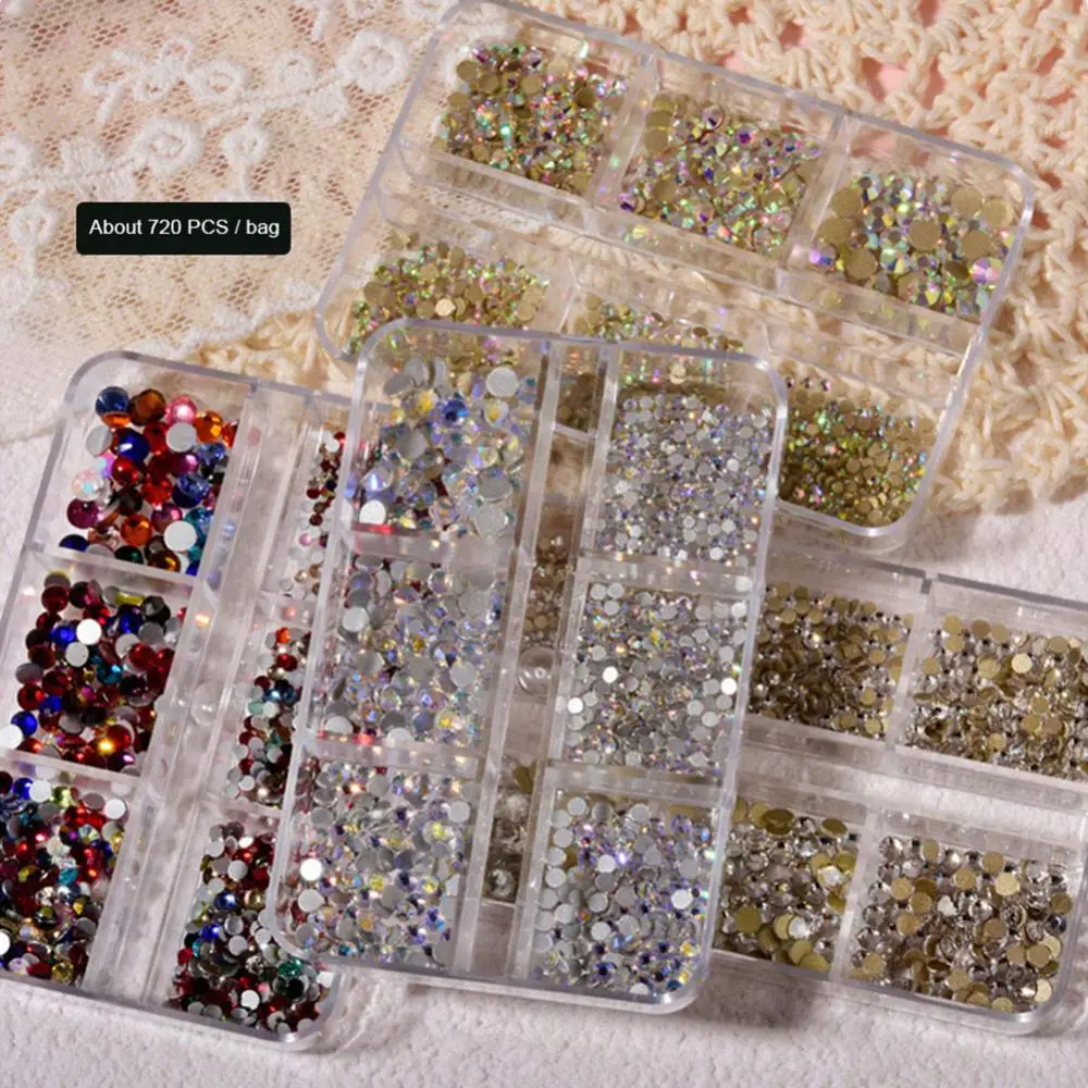 2/3/4BOXES Nails Art Crafts Versatile Endless Possibilities Unique Exclusive Eye-catching Must-have Loose Pearls For Nail Art