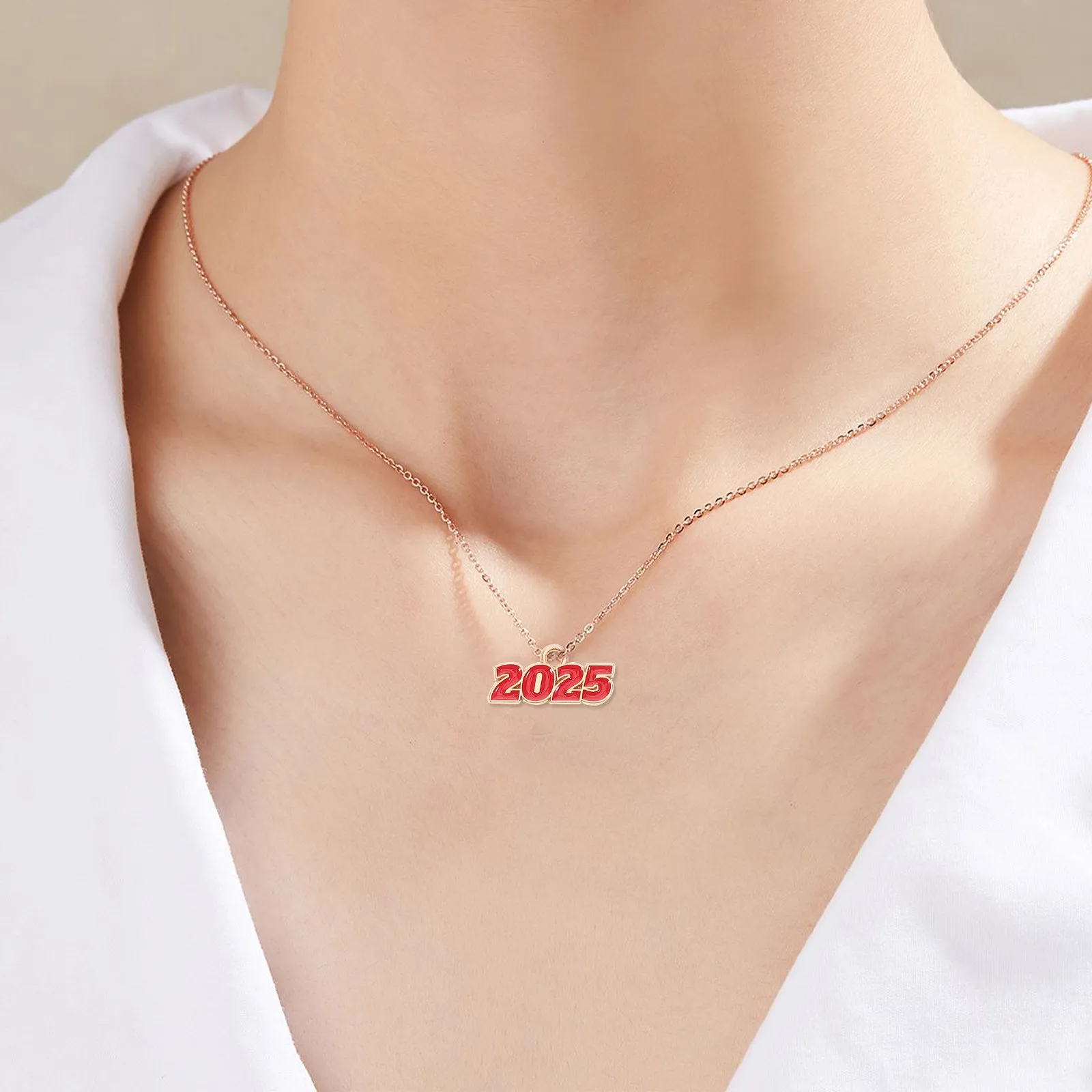 20Pcs 2025 Number Pendants Metal Alloy Style New Year Charms Jewelry Making Supplies Necklace Bracelets Keychain DIY