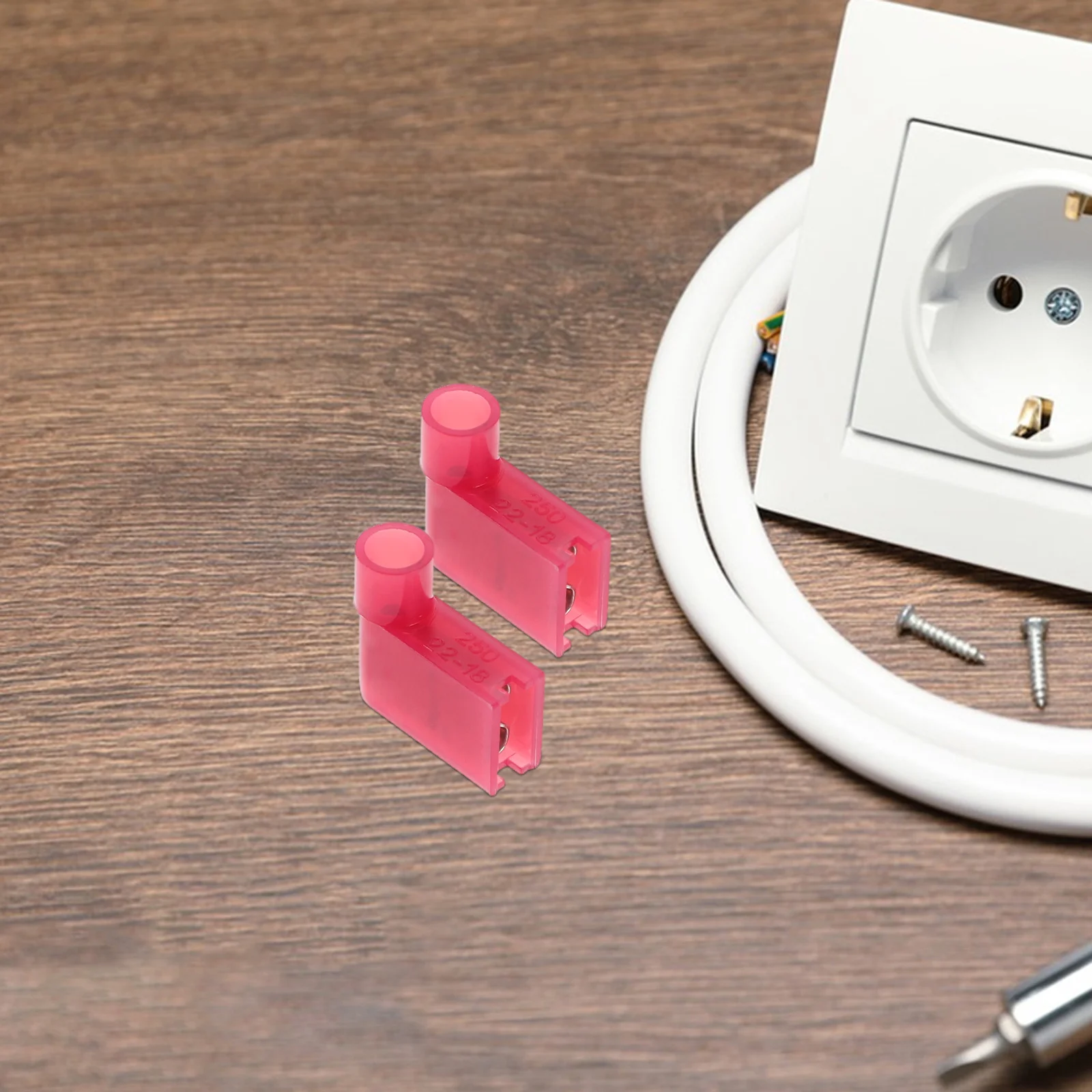 

100pcs Flag Terminal Blocks Female Quick Connectors Cold Pressed Crimp Terminals For Electrical Wiring Equipment Splice Terminal