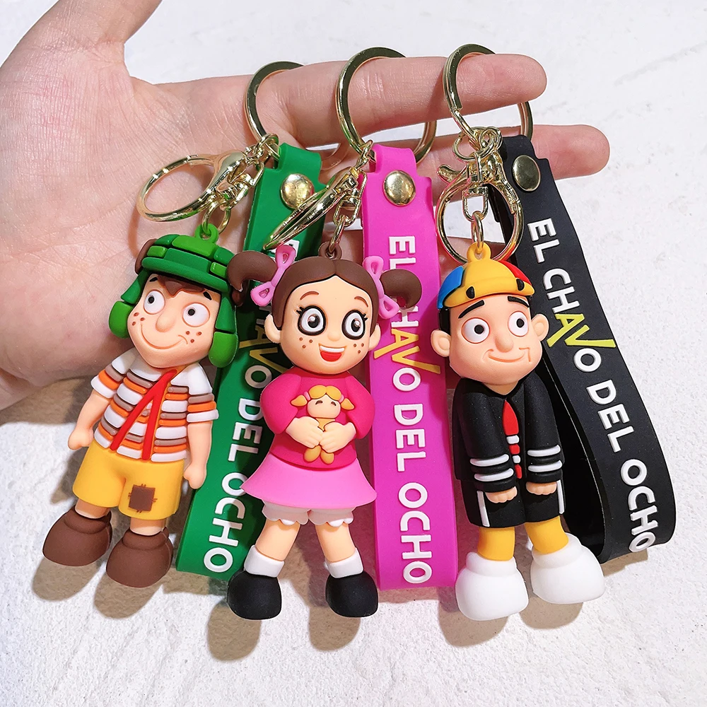 Hot Game Frida Night Funkin Keychain Cute 3D Model Silicon Keychain for Backpack Keyrings Accessories Fans Gifts Trinkets