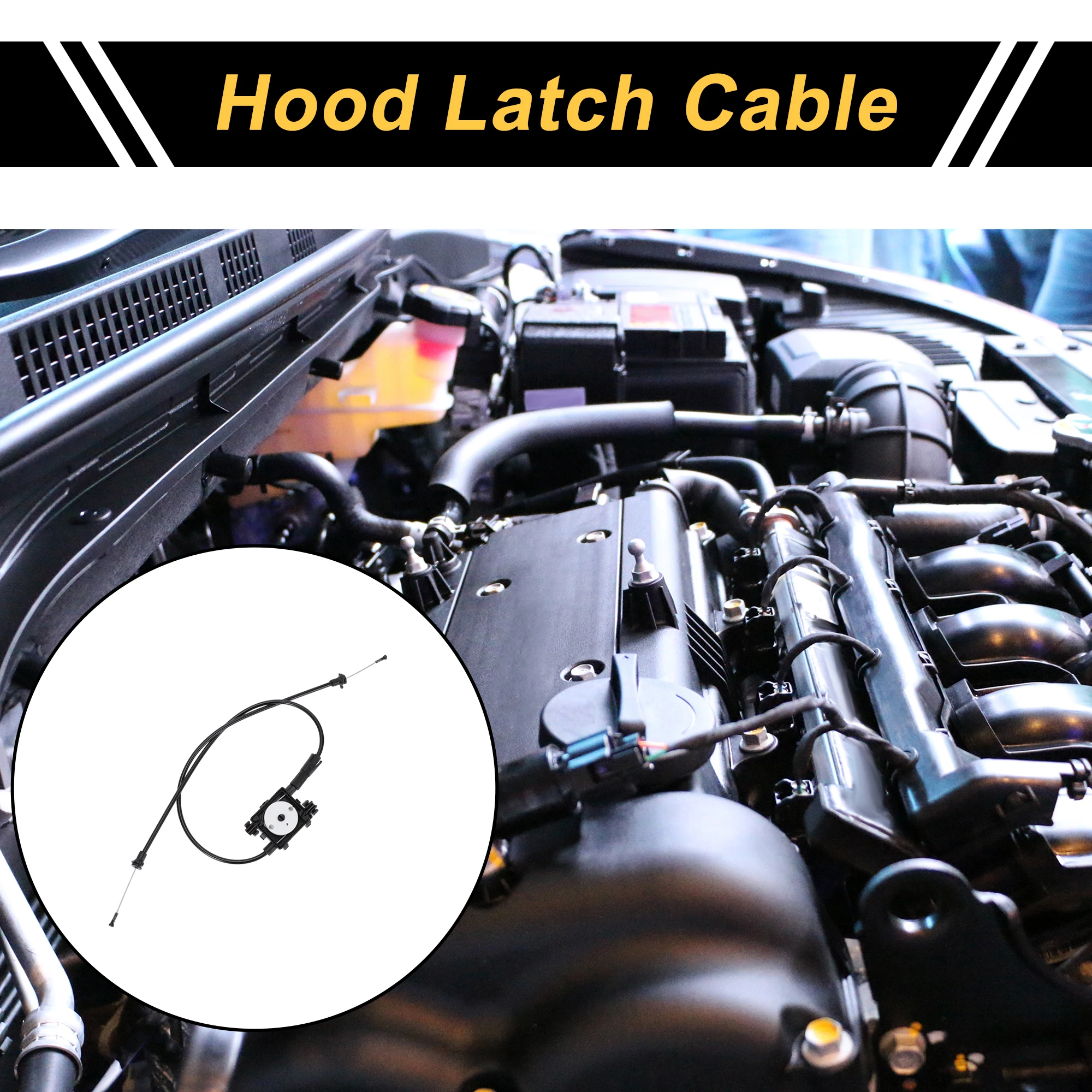 

Трос открывания капота UXCELL No 4G0823531A Трос защелки капота для Audi A6/A6 Quattro 11-18