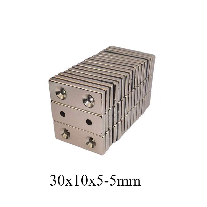 30x10x5-5mm Square magnets can be widely used for refrigerators, office document fixation and DIY