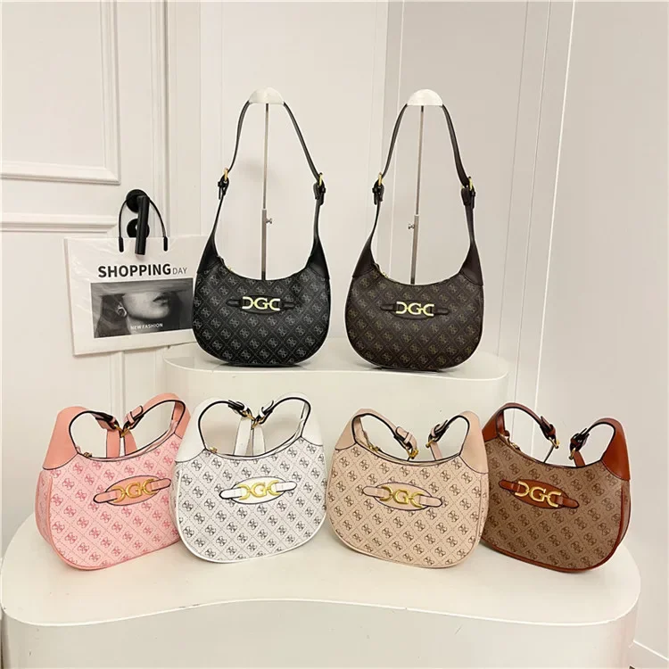 

‌2025 Minimalist Print Shoulder Bag - Women's Crescent,Crossbody Purse, Chic Daily Carry
