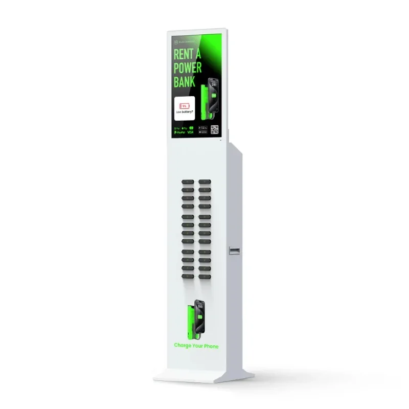 204 new product, 24 slot shared power bank station, restaurant, coffee shop, convenient for renting power banks on the go