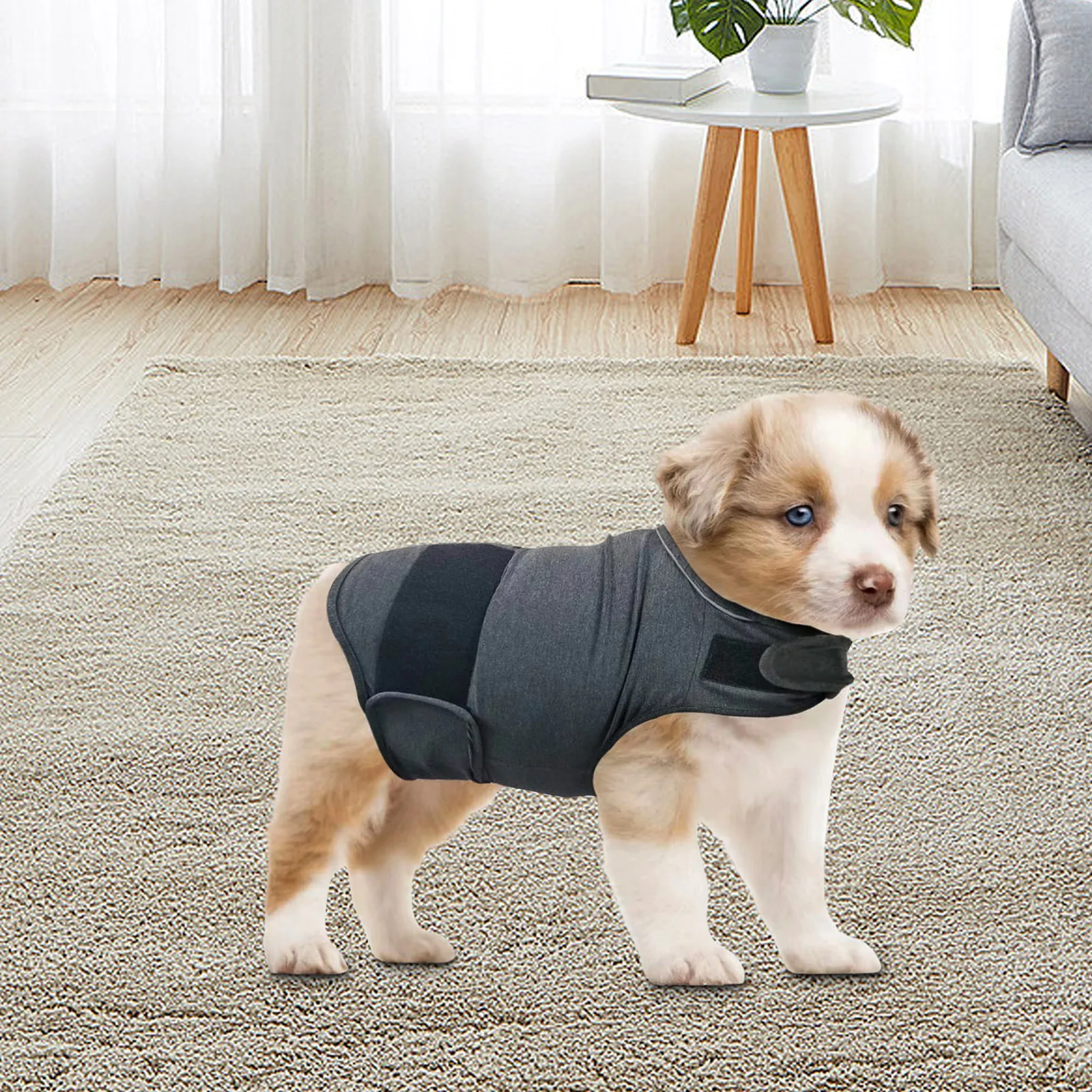 Classic Dog Anxiety Jacket Breathable Dog Calming Vest Thunder Vest For Dogs Anxiety Shirt Dog Clothes For Anxiety Stress Relief