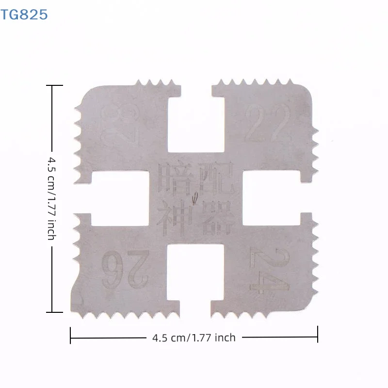 【AN】【SA】2 In 1 Second Generation Dark Matching Gear Pitch Auxiliary Device Marking & Gear Pitch Comparison Tools