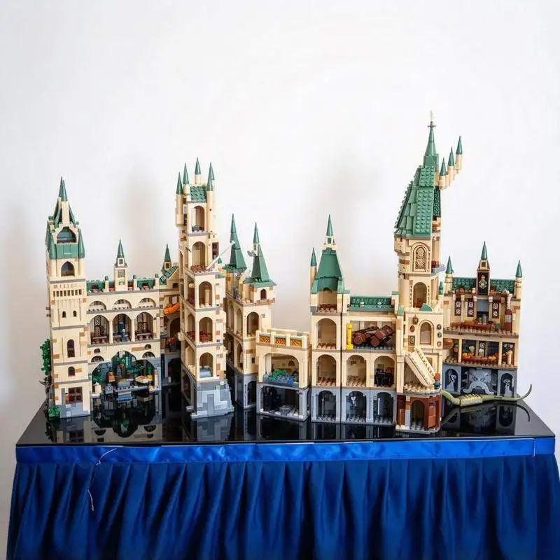 11727PCS Ultimate Modular Magic Fantasy Castle Bundle Building Blocks Model Medieval Academy Architecture DIY Assembly Toy Gift