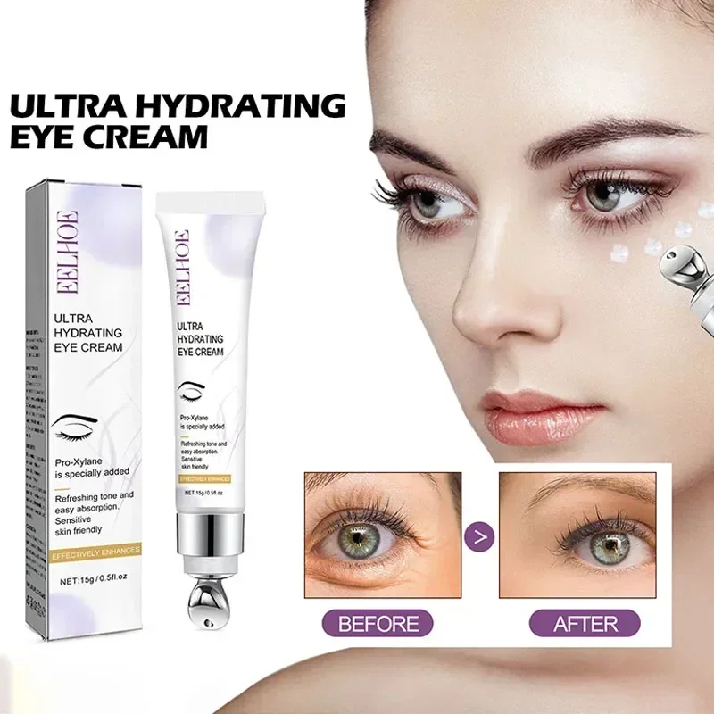 Instant Remove Wrinkle Cream Eye Bags Dark Circles Anti Puffiness Firm Cream Under Eyes Lightening Fine Lines Moisturizing