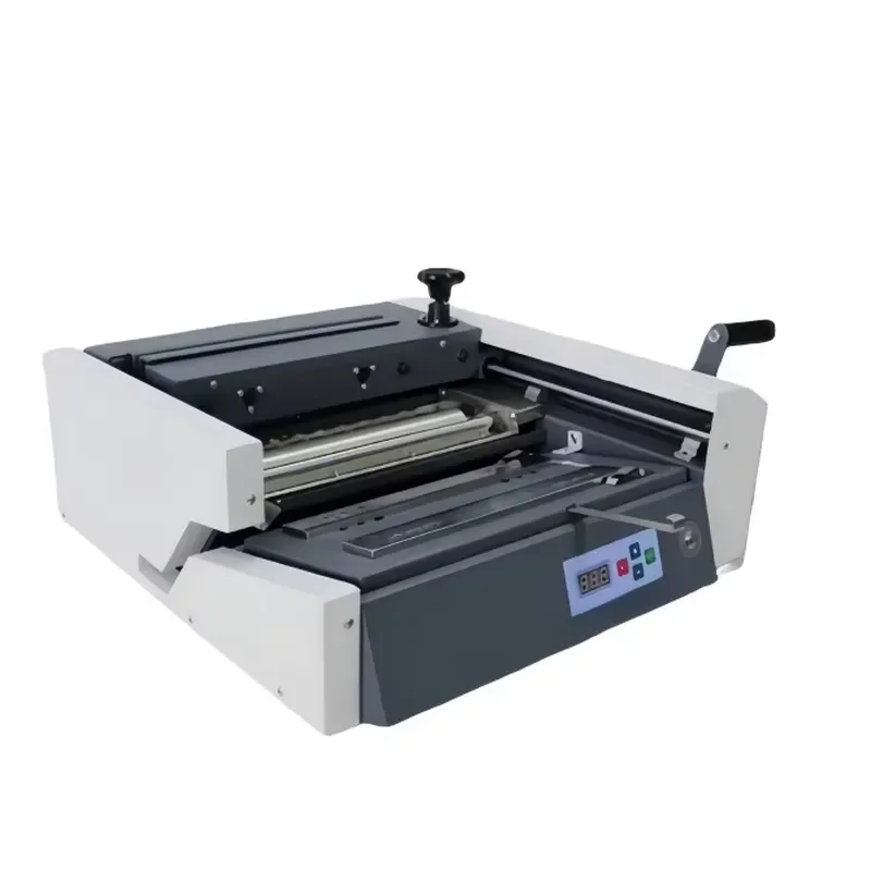 Hot Glue Binding Desktop Semi-Automatic Binding Machine Binding Tool with Glue for Document File Books Notebooks