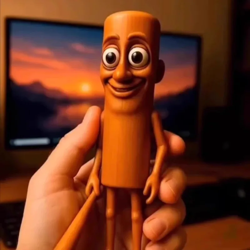 

New Tung Tung Sahur Italian Brainrot Wooden Stick Creative Toys Desktop Decoration Collection Ornaments Funny Doll Toy Gift