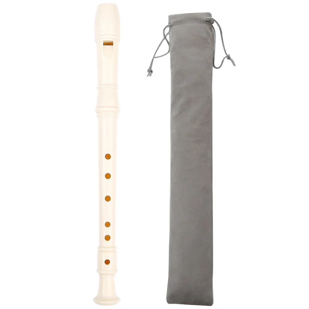 

Professional 6-Hole Plastic Clarinet Recorder Instrument For Adults Lightweight Portable Beginner Wind Instrument Pp
