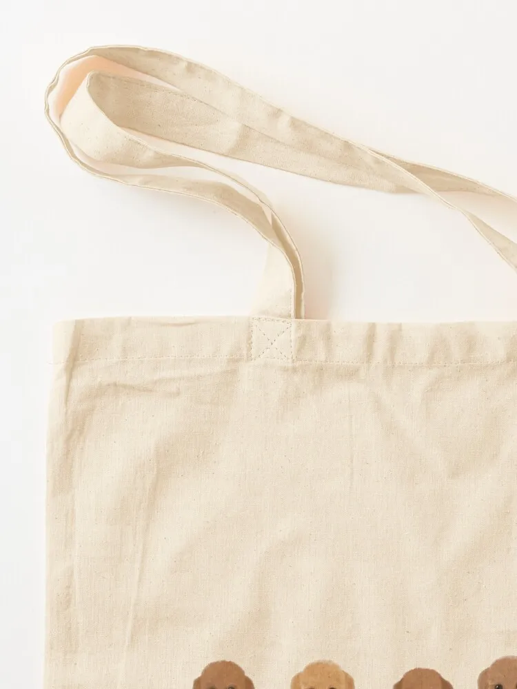 poodle Tote Bag shopper bags large size bags tote bags aesthetic Custom bag