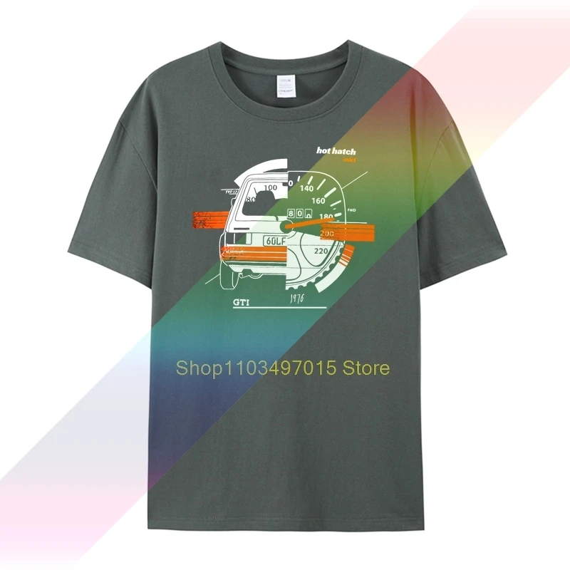 Hot Hatch Tee t shirt for Golf Mk1 GTI fans