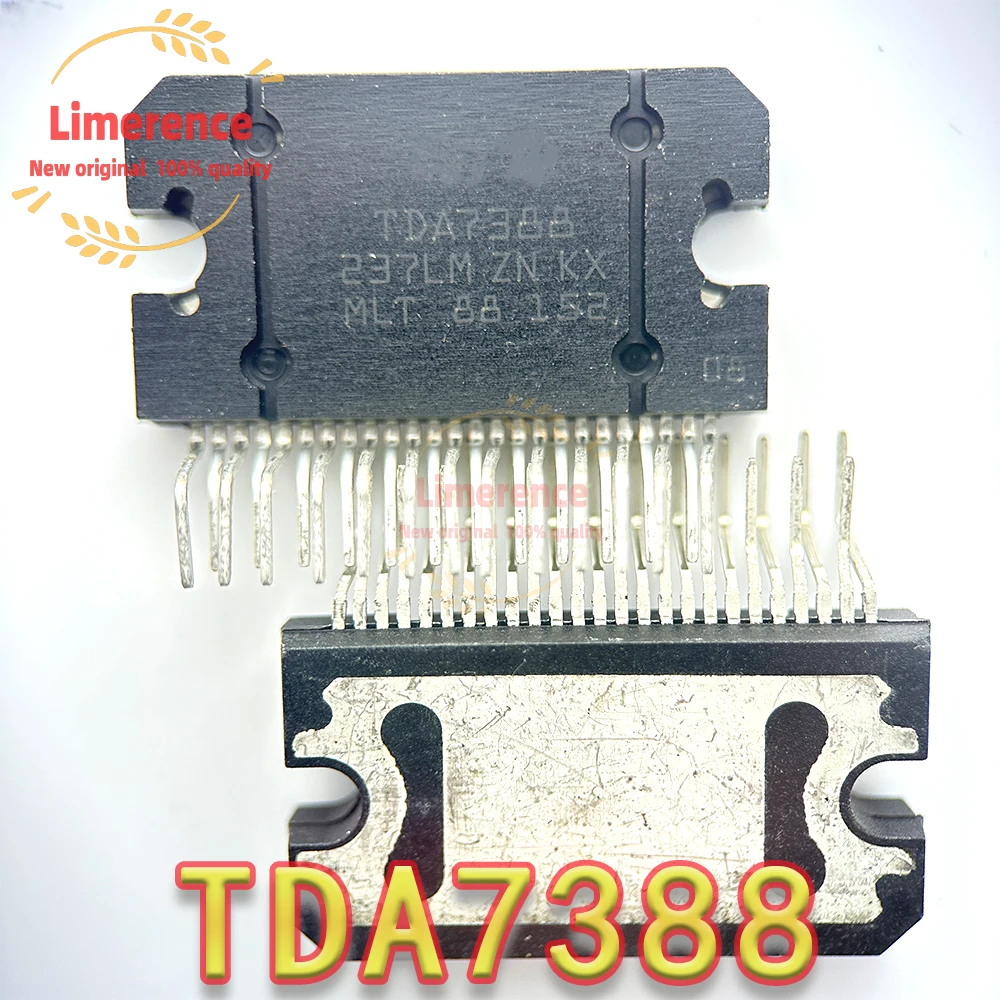 1 Uds TDA7388 ZIP25 TDA7388A ZIP 7388A ZIP-25 42W amplificador de radio de coche de puente cuádruple original