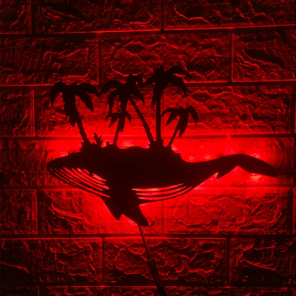 Modern Creative LED Multi-Color 3D Wall Lamp Interior Decoration Background USB Remote Control Night Light Cable 2M