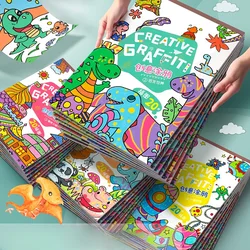 Children's Parent-child Interaction Graffiti This Kindergarten Enlightenment Coloring Coloring Art Marker Pen Painting Book