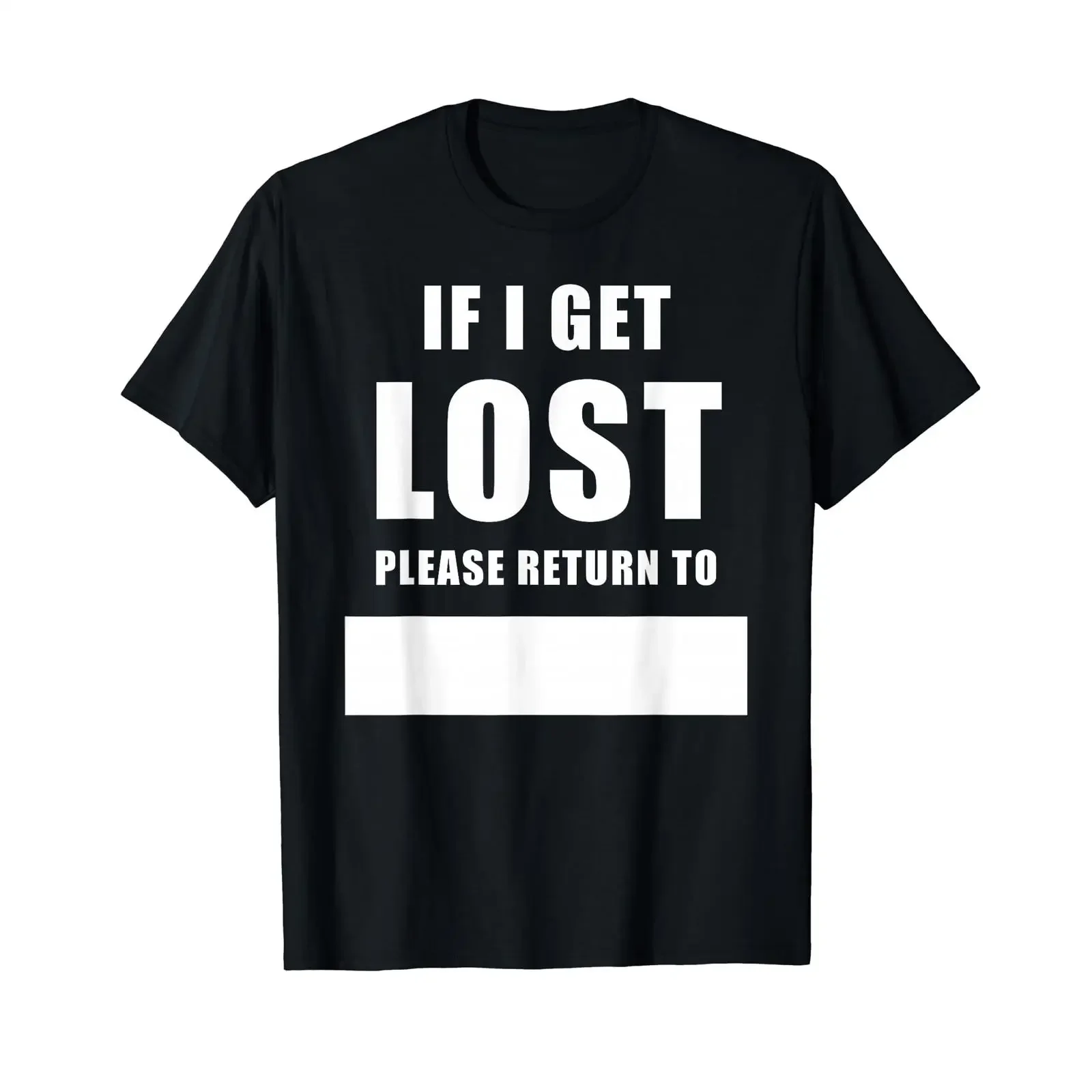 If I Get Lost Please Return to Family Reunite Fill Blank Preisgünstiges Grafik T Shirt vintage Washed graphic Slightly Stylish