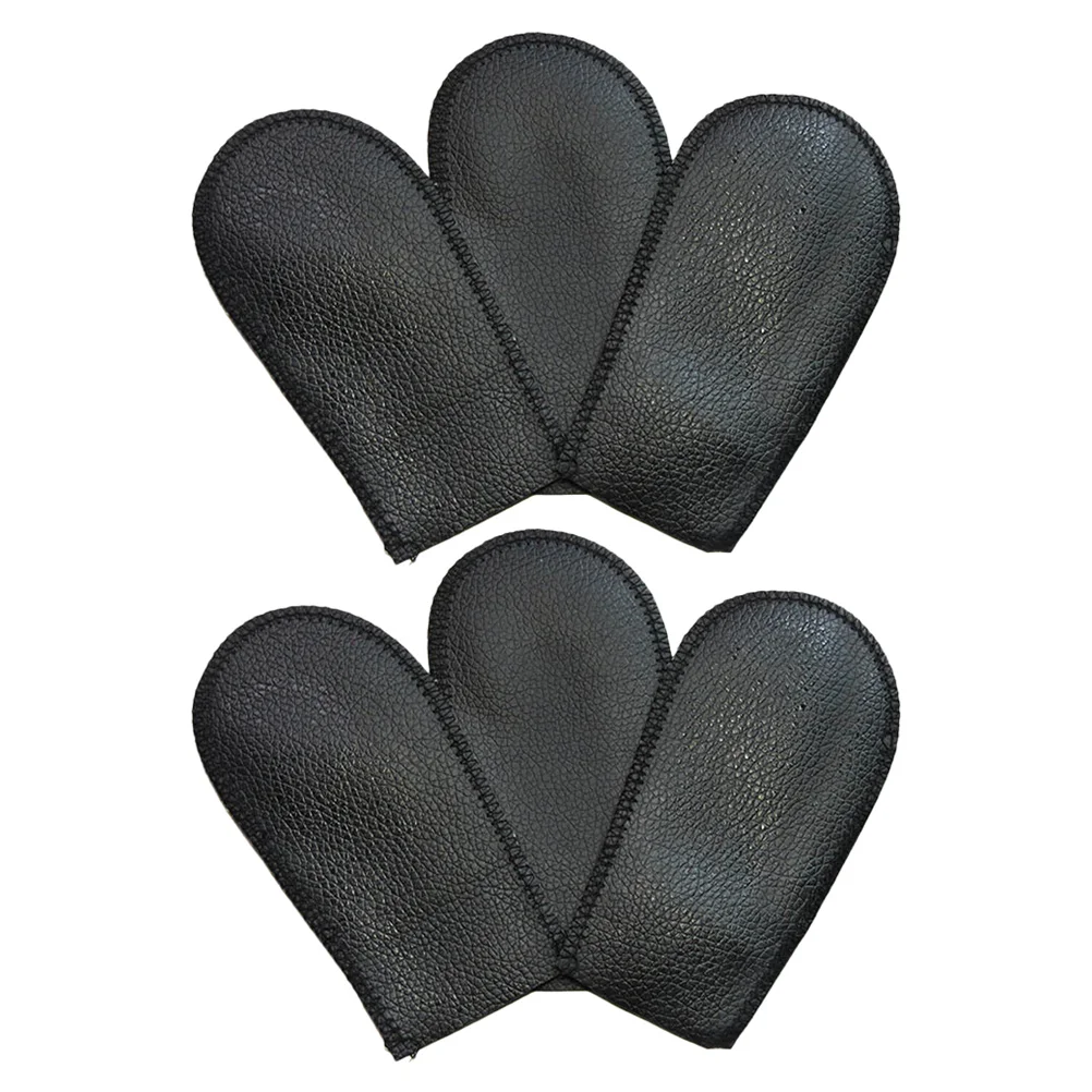 

6 Pcs Piano Pedal Cover Foot Protectors for Accessories Covers Dustproof Pad Sleeves Black Protective