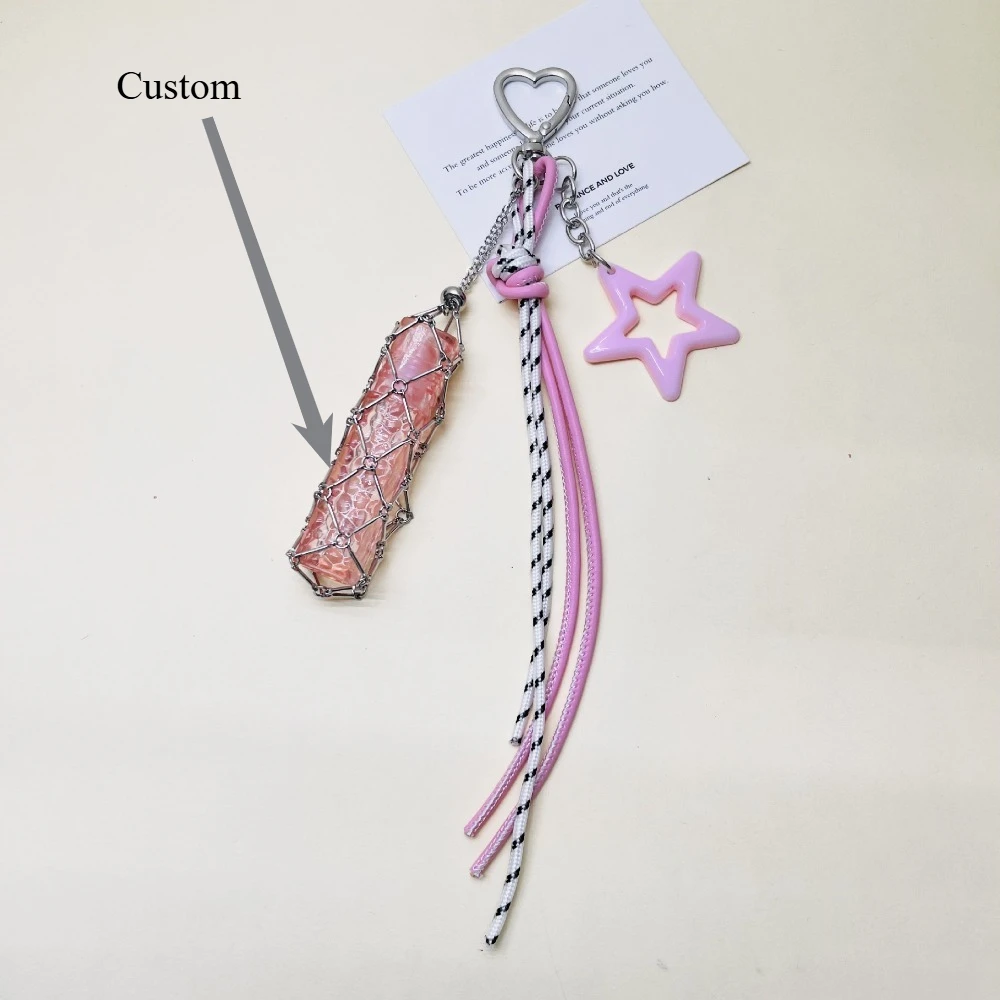 

Fashionable Matte Leather DIY Keychain Metal Minimalist Custom Design Keychain Anti Disassembly Car Men's Car Pendant Gift
