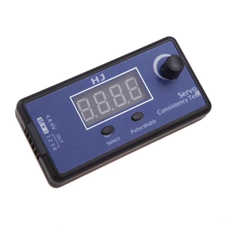 

NNR-DC4.8-6V Mini 3 Modes Digital Servo/ESC Consistency Tester Steering Gear Measurement for RC Helicopter Airplane Car Tool