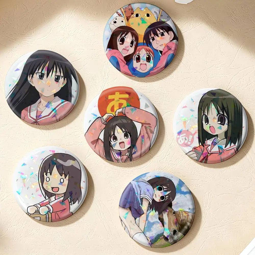 Azumanga Daioh Osaka Anime 75mm 58mm 44mm 25mm Brooch Backpack Hat Pins Accessories Toys Badge