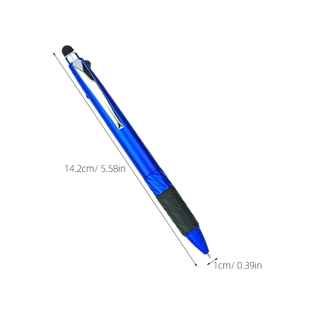 4 قطعة أقلام حبر جاف متعددة الأغراض 3 ألوان مع قلم 0.7 مللي متر طرف متوسط مريح ملمس اليد أقلام الكتابة المحمولة للسفر #5