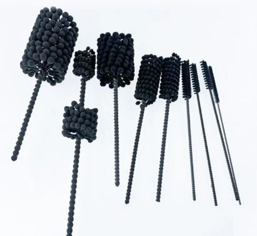 3-110mm Diameter Flexible Honing Brushes 320 Grit Silicon Carbide for Valve Guides Cylinders Bearings Deburring 1pc