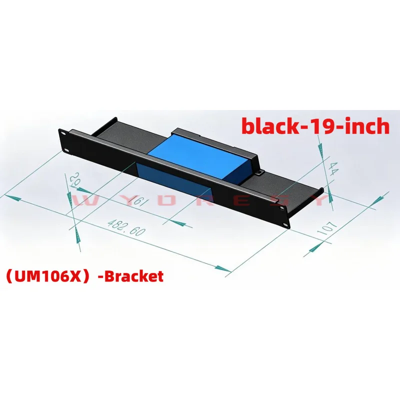 Rack Mount Bracket For UGREEN（UM106X）Matches Reserved Hole Positions And Firmly Holds Network Switching Hardware In Metal Storag