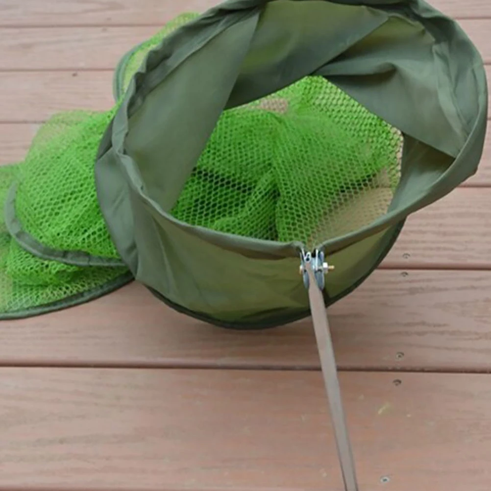 

Mesh Fishing Net 25-2m Stainless Steel Foldable Fish Guard Basket Supplies Cast Net Storage Nets Fishing Tools