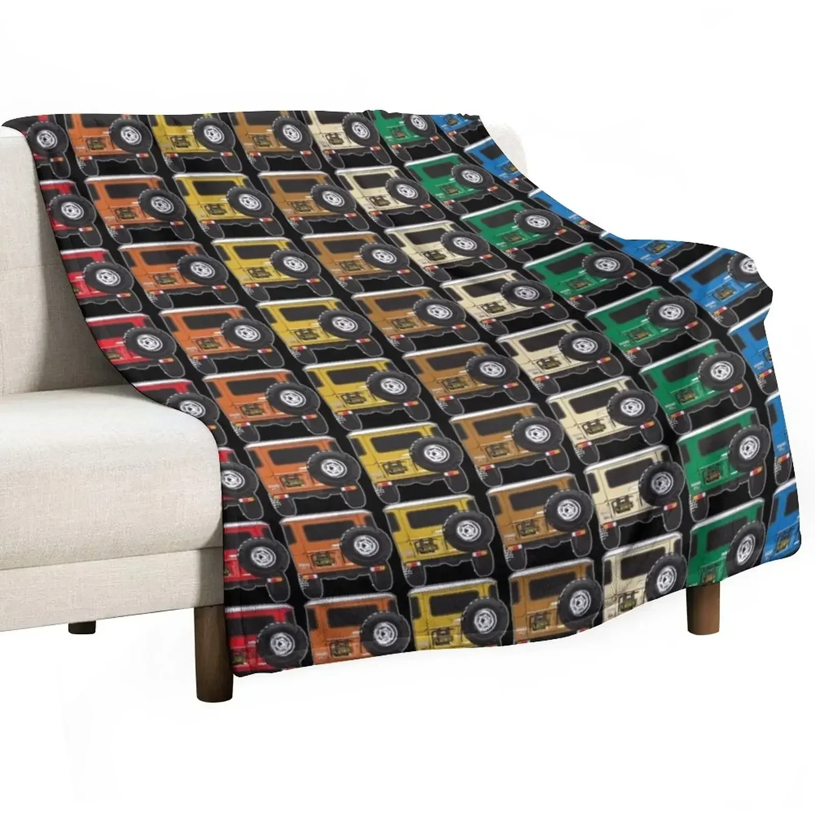 

A Rainbow of Awesomeness ( 40 Series rear end) Throw Blanket Hairys Flannel Fabric christmas gifts Blankets