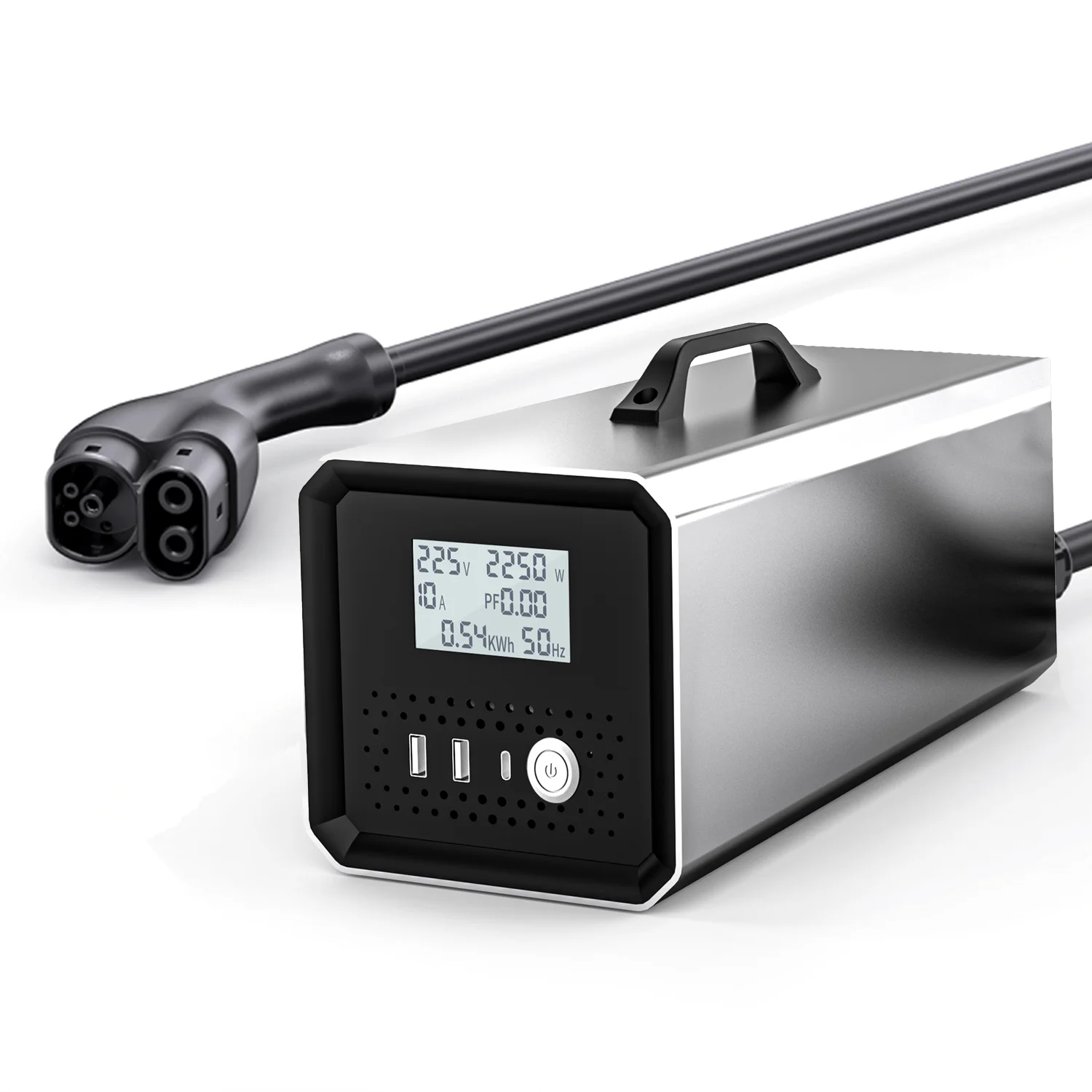 

New 5kw Model 3 X Y V2L Portable EV Charger Charging Station Electric Vehicle Manufacturing CCS2 Discharger