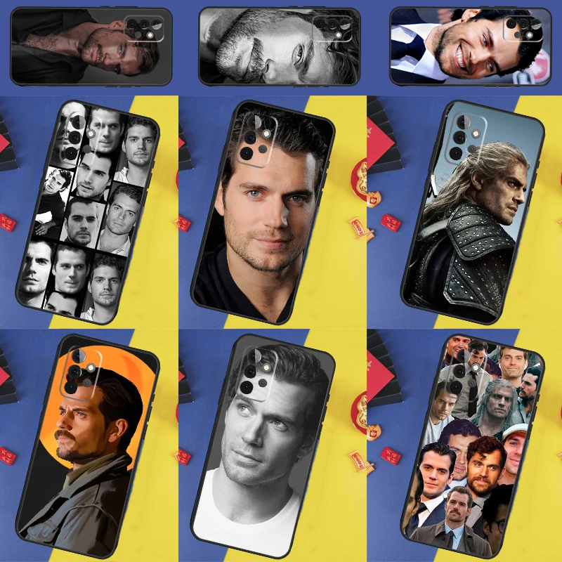 Henry Cavill For Samsung Galaxy A54 A34 A14 A53 A33 A13 A23 A73 A50 A51 A71 A12 A22 A32 A52 Phone Case